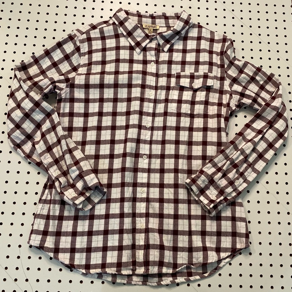 UG Classic Plaid Womens Flannel Shirt